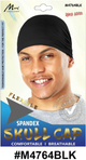 Spandex Skull Cap - Black (M4764BLK) | Comfortable, Flexible, Breathable
