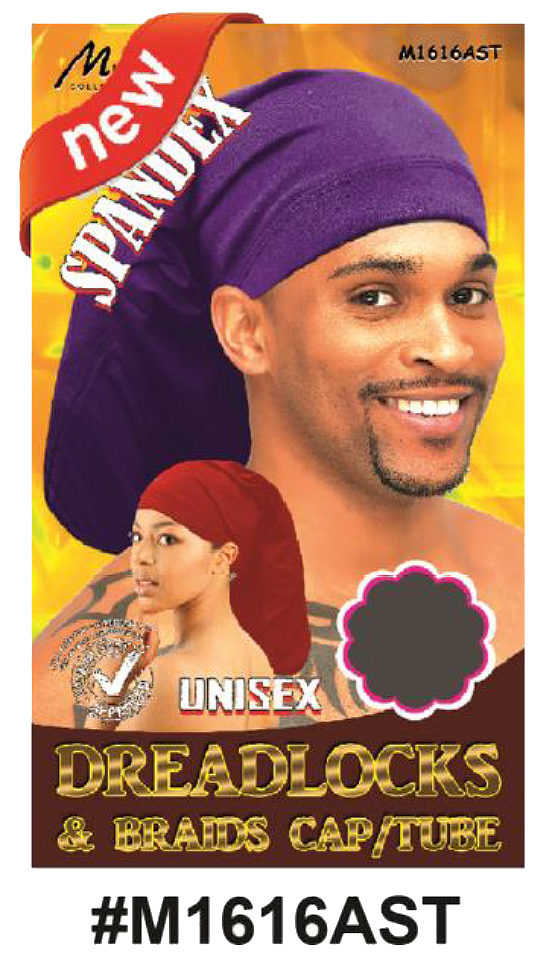 "Unisex Dreadlocks & Braids Cap/Tube - Assorted Colors, Stretchable Spandex for braids and dreadlocks."