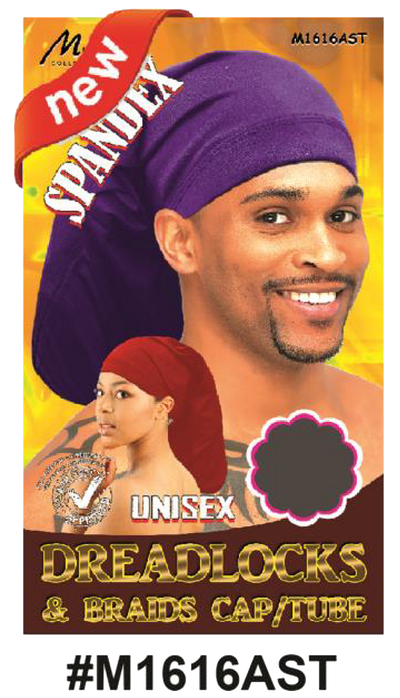 "Unisex Dreadlocks & Braids Cap/Tube - Assorted Colors, Stretchable Spandex for braids and dreadlocks."