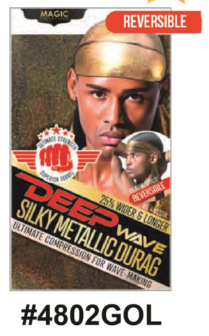 Deep Wave Silky Metallic Durag - Color Variants #4802