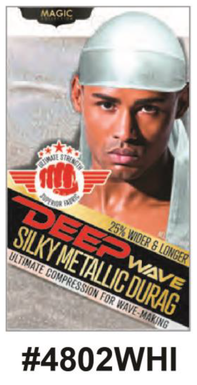 Deep Wave Silky Metallic Durag - Color Variants #4802