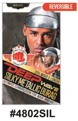 Deep Wave Silky Metallic Durag - Color Variants #4802