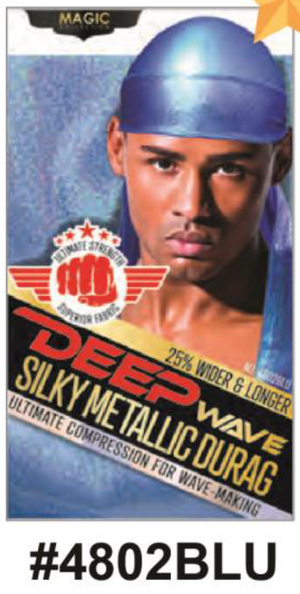 Deep Wave Silky Metallic Durag - Color Variants #4802