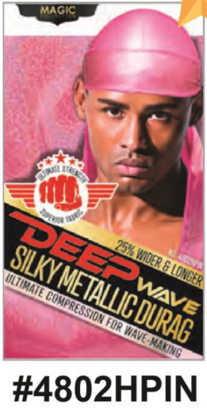 Deep Wave Silky Metallic Durag - Color Variants #4802