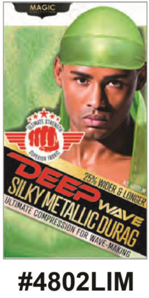 Deep Wave Silky Metallic Durag - Color Variants #4802
