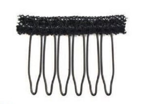 Magic, Lace Spring Wig Clip #SWC3, Black, 3 pcs