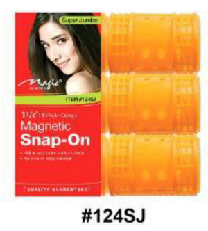 Magic Collection, Magnetic Snap-On Rollers, #124J, #124S, #124M, #124L, #124XL #124SJ