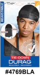 Tie-Down Durag - Adjustable & Breathable - [Color Variant] - #4769[Code]