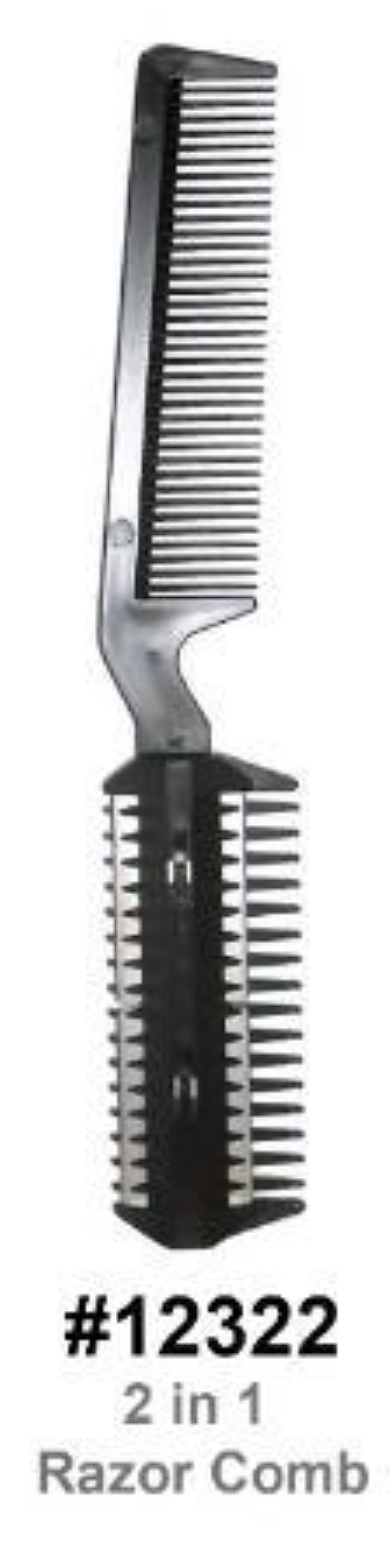  2-in-1 Razor Comb with dual-sided functionality, #12322