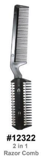 2-in-1 Razor Comb, #12322