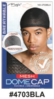 Magic Mesh Dome Cap - Breathable & Flexible - Black - #4703BLA