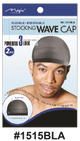 Magic Collection Stocking Wave Cap - Flexible & Breathable - 2 Pieces - Black - #1515AST