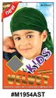Kids Velvet Durag - Premium Fabric with Ultimate Compression - Assorted Colors - #M1954AST