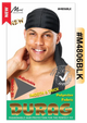 Adjustable Tie-Down Durag - Smooth & Thick - Black, Gold, & Silver - #M4806BLK, #M4806GOL, #M4806SIL