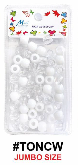 Murry Collection, Jumbo Hair Beads, #TONCRY - #TONBW, Multi-Color