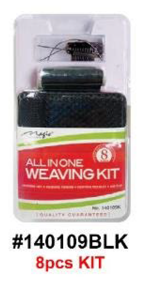 Magic Collection, All in One Weaving Kit, 8 PCS, #140109, Black/Brown
