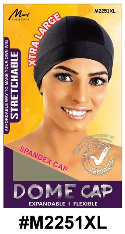 "Dome Cap in Xtra Large Size (#M2251XL) - Stretchable Spandex, Durable, and Lightweight."