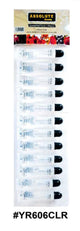 #YR606CLR / #YR606MIX Absolute Beauty Lip Gloss Set - 12 Piece Display Card