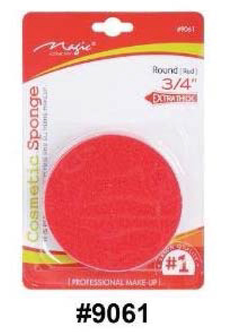 Magic Collection Round Cosmetic Sponge 3/4 Inch - Professional Makeup Sponge