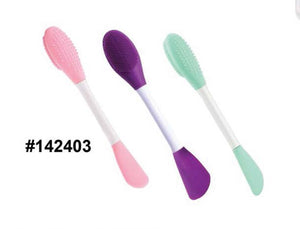 Double-Ended Silicone Facial Brush - Professional Cleansing & Exfoliating Tool 1pc
