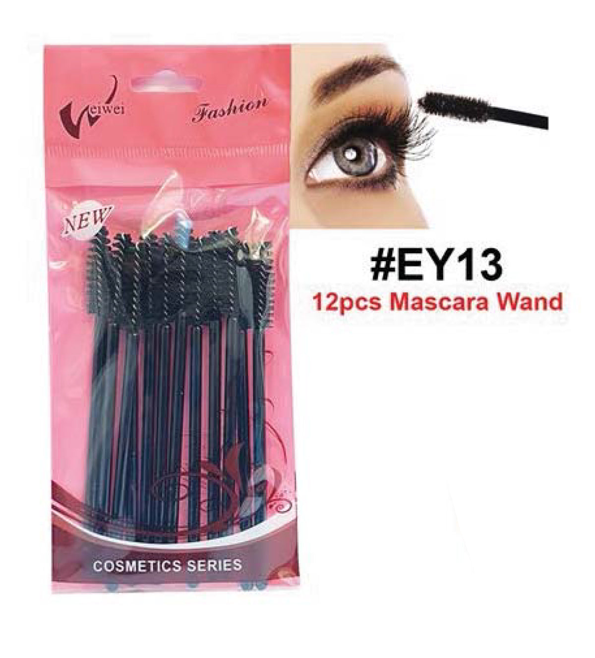 Disposable Mascara Wands - 12 Pack Professional Applicators