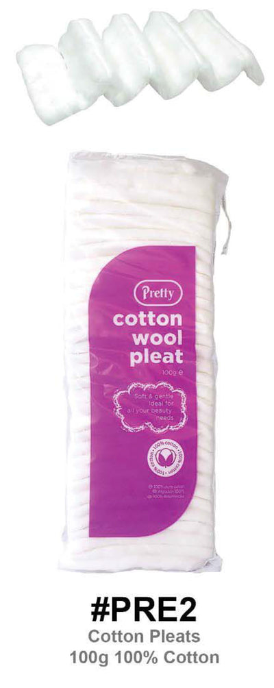 Pretty Cotton Wool Pleats - 100g 100% Pure Cotton