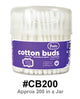 Pretty Cotton Buds - Approx 200 in a Jar