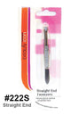Beauty Icon Straight End Tweezers - Extra Grip for Unwanted Hairs #222S