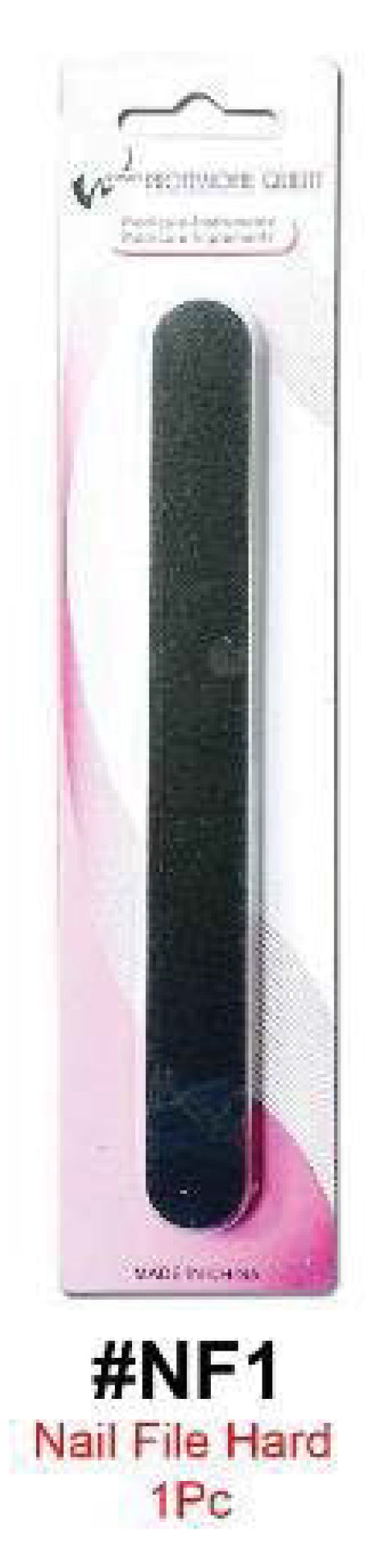 Nail File Hard - Professional Emery Board 1 Piece #NF1