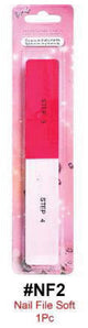 Nail File Soft - 4-Step Professional Buffer 1 Piece #NF2