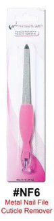 Metal Nail File Cuticle Remover - Professional 2-in-1 Tool #NF6