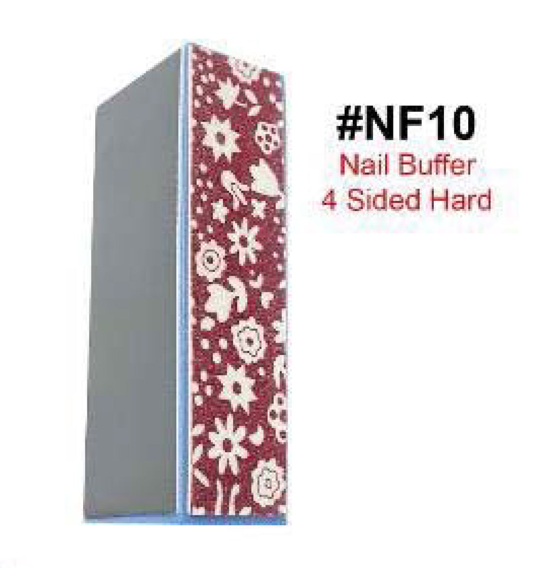 Nail Buffer 4 Sided Hard - Professional Buffing Block #NF10