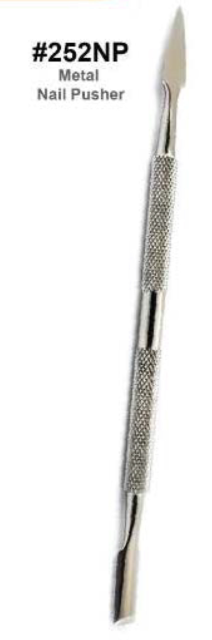 Metal Nail Pusher - Professional Cuticle Pusher Tool #252NP