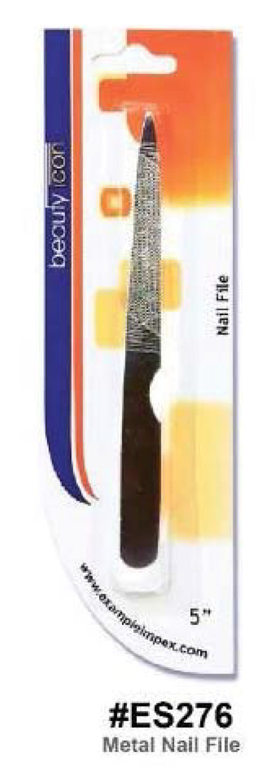 Metal Nail File 5 Inch - Professional Beauty Icon File #ES276