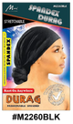 Spandex Durag - Stretchable, Fashionable Spandex - Black & Assorted Colors - #M2260BLK & #M2260AST