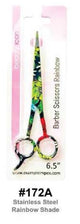Barber Scissors Rainbow Shade - 6.5" Stainless Steel #172A