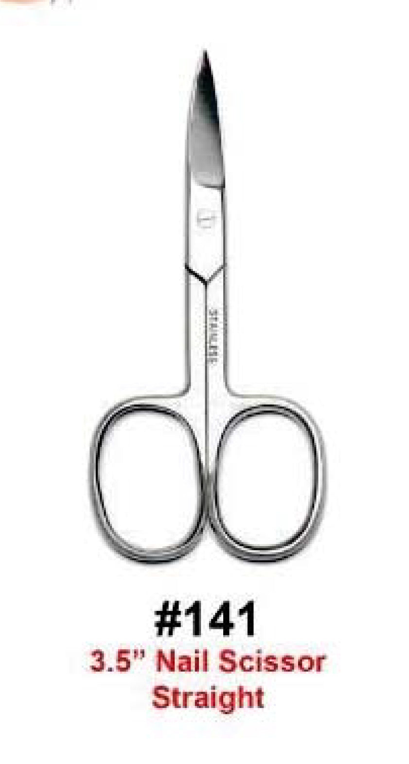 3.5" Nail Scissor Straight - Professional Stainless Steel #141