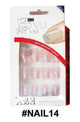 Artificial Nail Tips - Pink Pearl Finish 12pcs #NAIL14