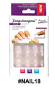 French Manicure Artificial Nail Tips - Sheer Pink Base #NAIL18