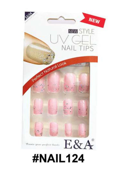 French Manicure Nail Tips - Soft Pink French Tips #NAILART2
