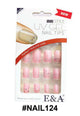 French Manicure Nail Tips - Soft Pink French Tips #NAILART2