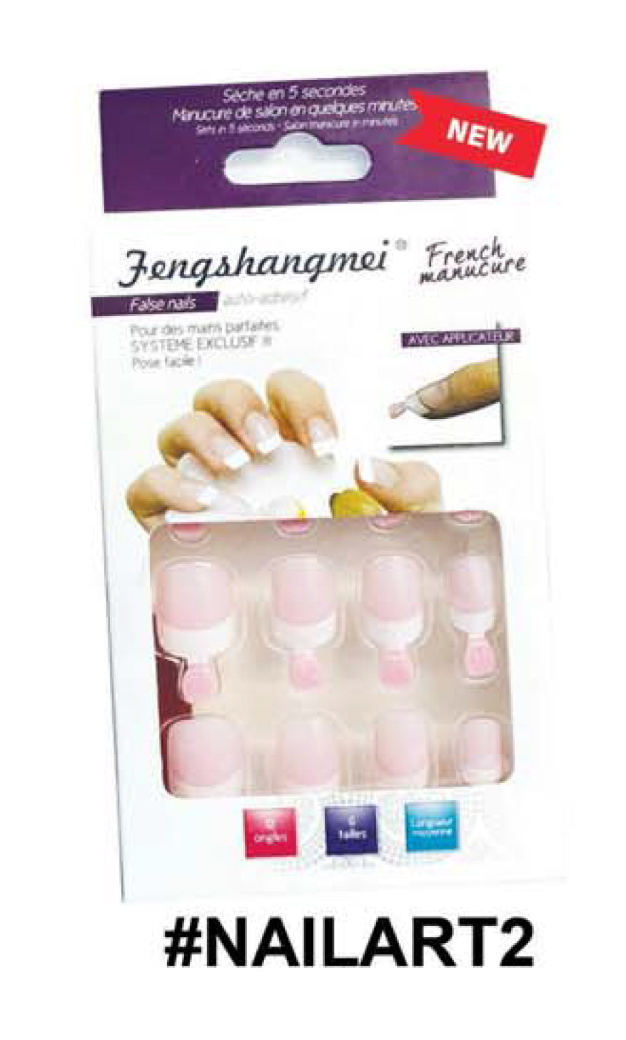 French Manicure Nail Tips - Perfect French Look #NAILART1
