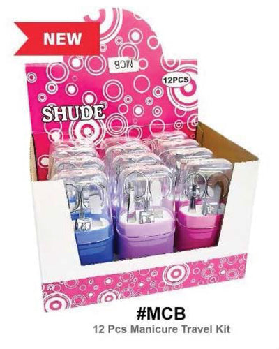 Shude Manicure Travel Kit 1 Pcs - Portable Nail Care Set #MCB