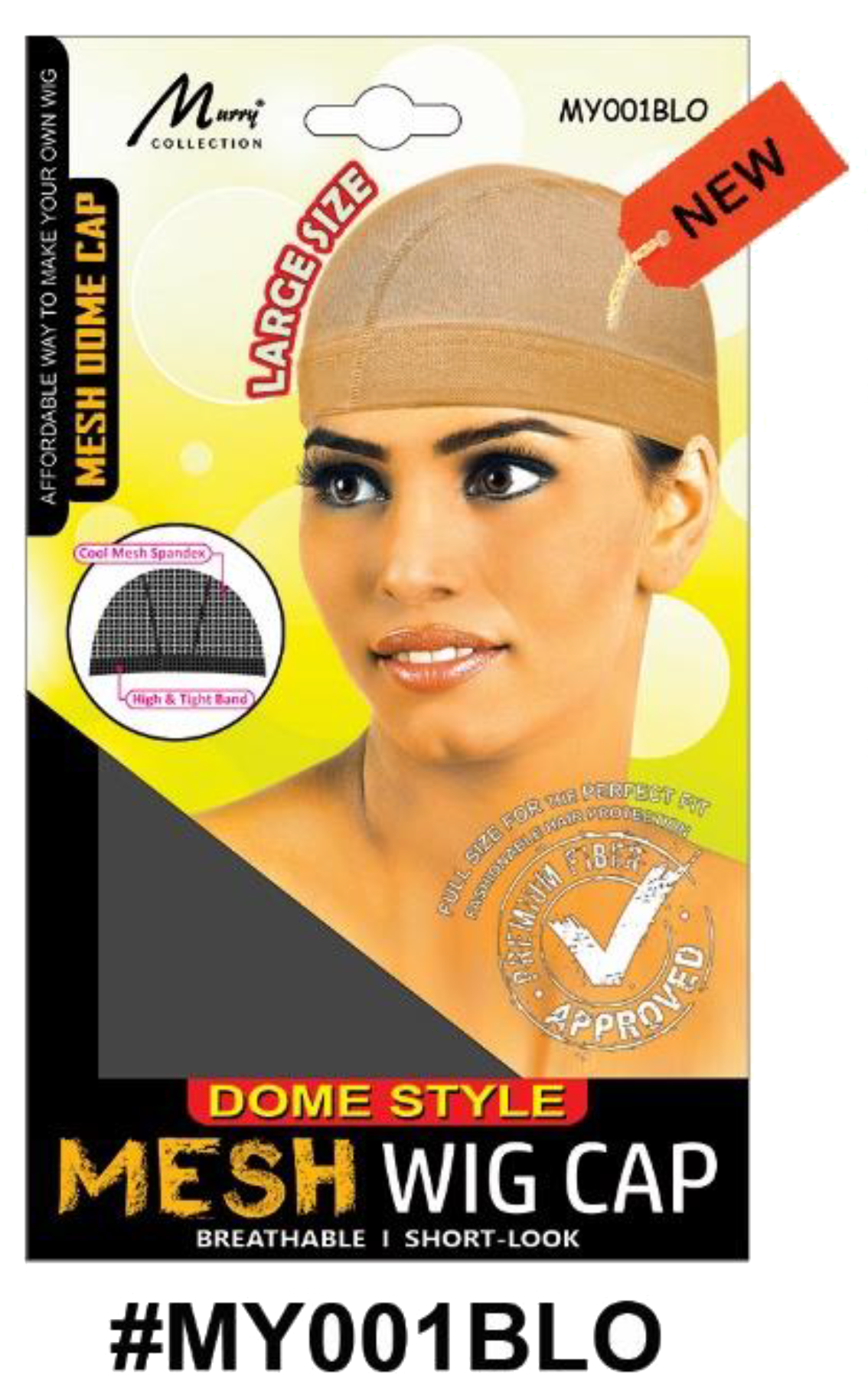 Satin Sleep Cap - Extra Large 21" - Black & Assorted - #M2122BLK & #M2122AST