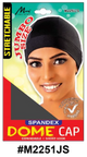 Spandex Dome Cap - Jumbo Size - Black - #M2251JS