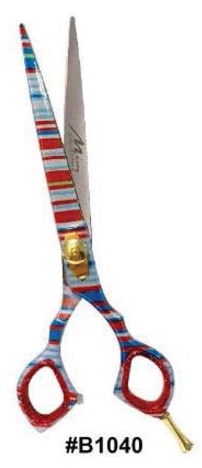 Barber Pole Print Scissor #B1040