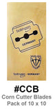 Solingen Corn Cutter Blades Pack of 10x10 #CCB