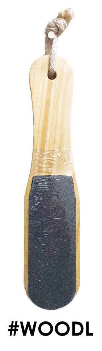 Wooden Foot File Large With Rope #WOODL