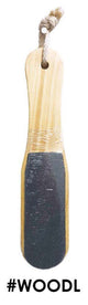 Wooden Foot File Large With Rope #WOODL
