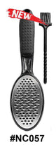 Oval Stainless Steel Foot Rasp With Cleaning Brush #NC057